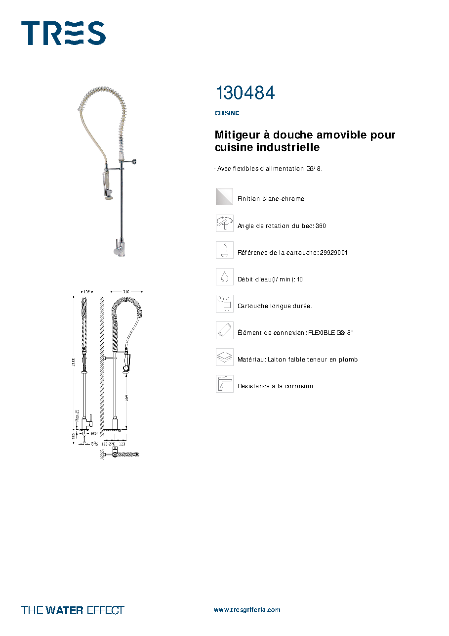 Fiche technique fournisseur
