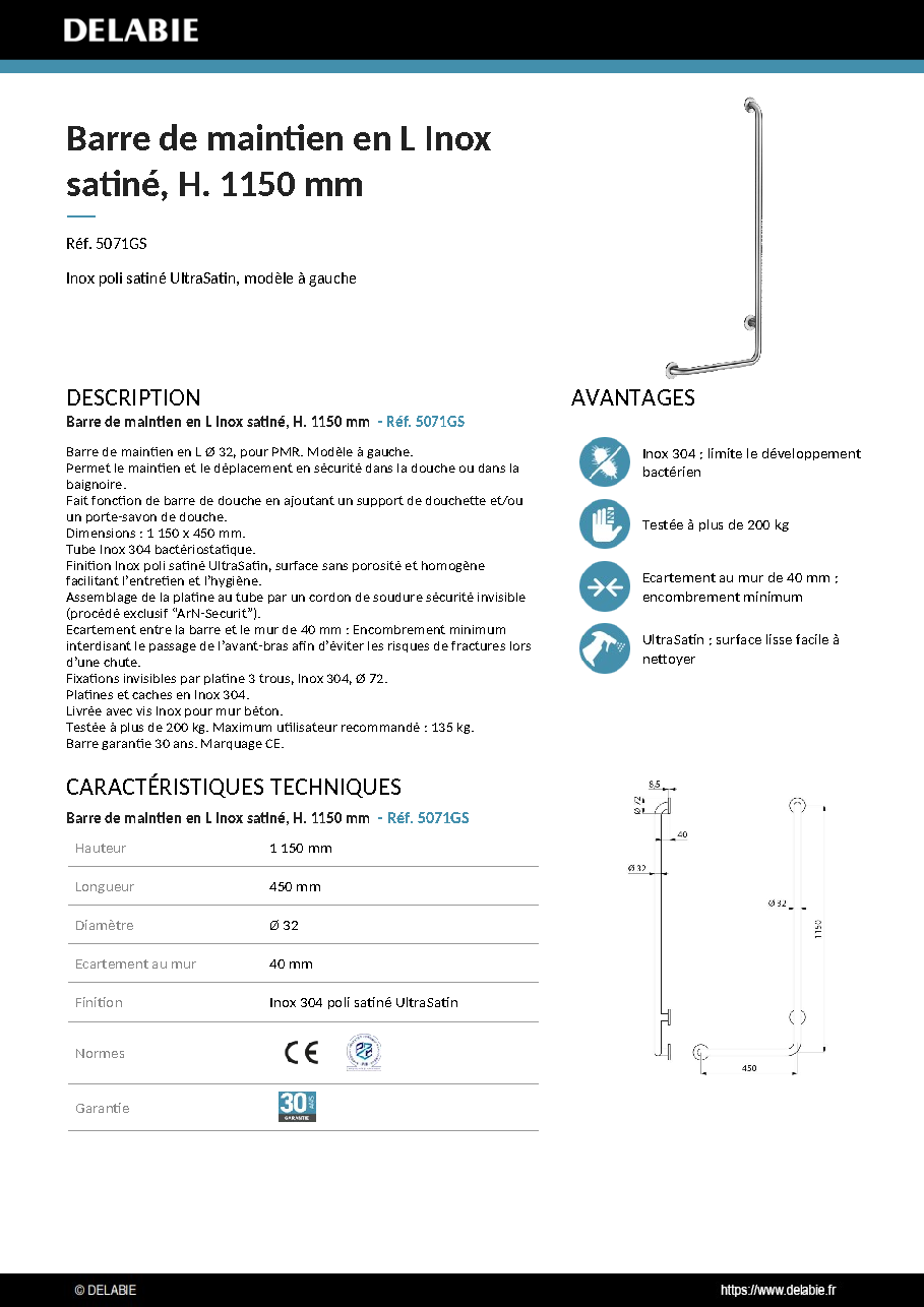 Fiche technique fournisseur