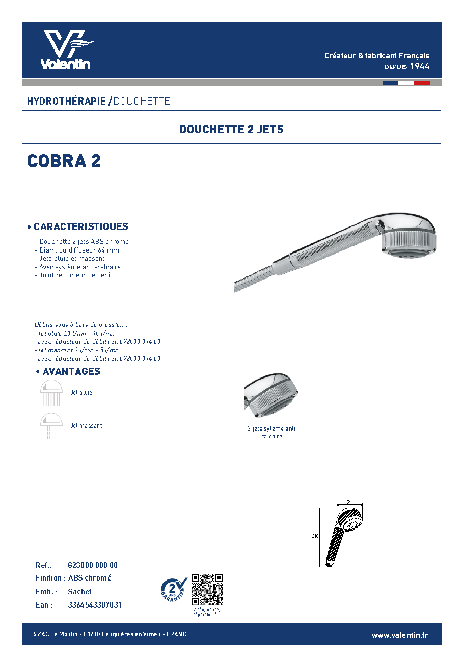 Fiche technique fournisseur