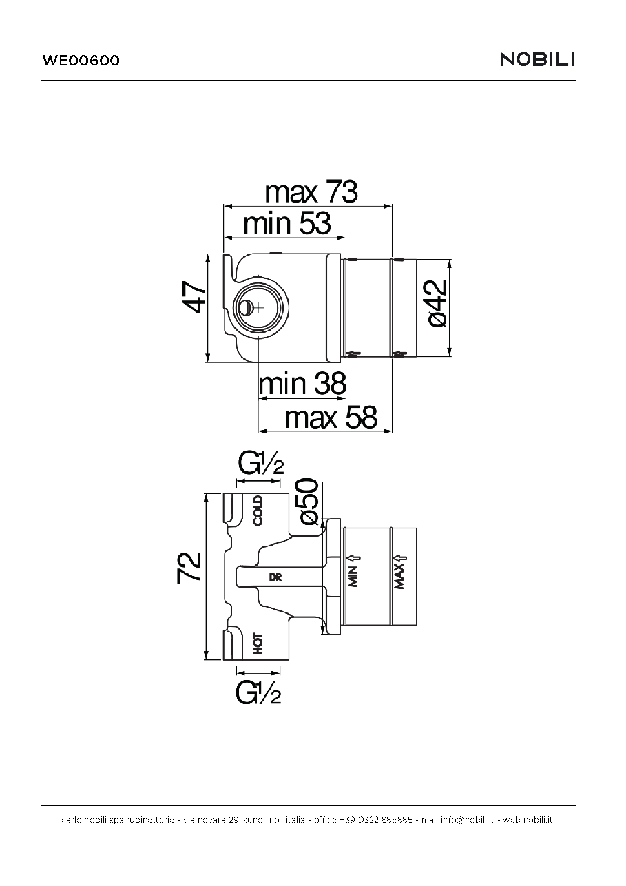 Fiche technique fournisseur