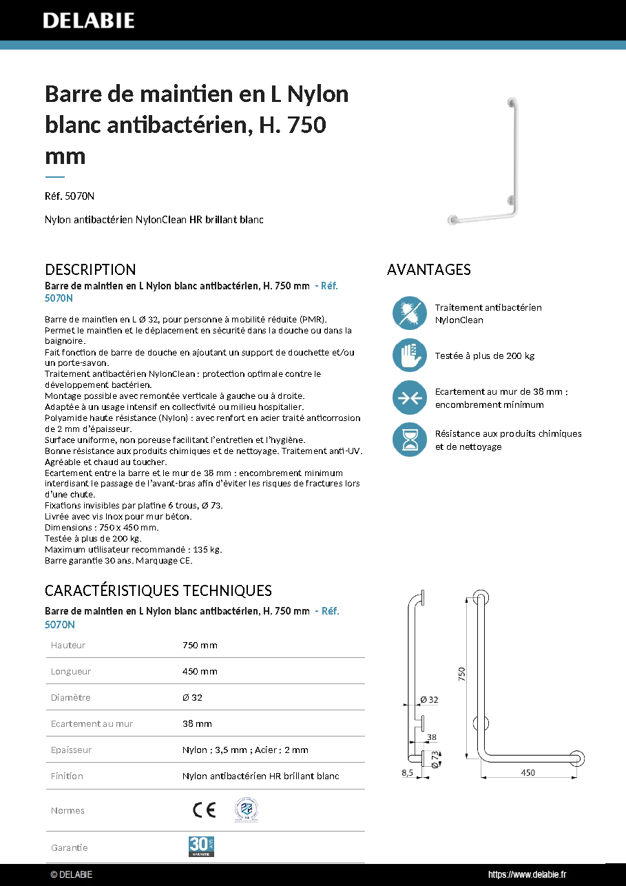 Fiche technique fournisseur