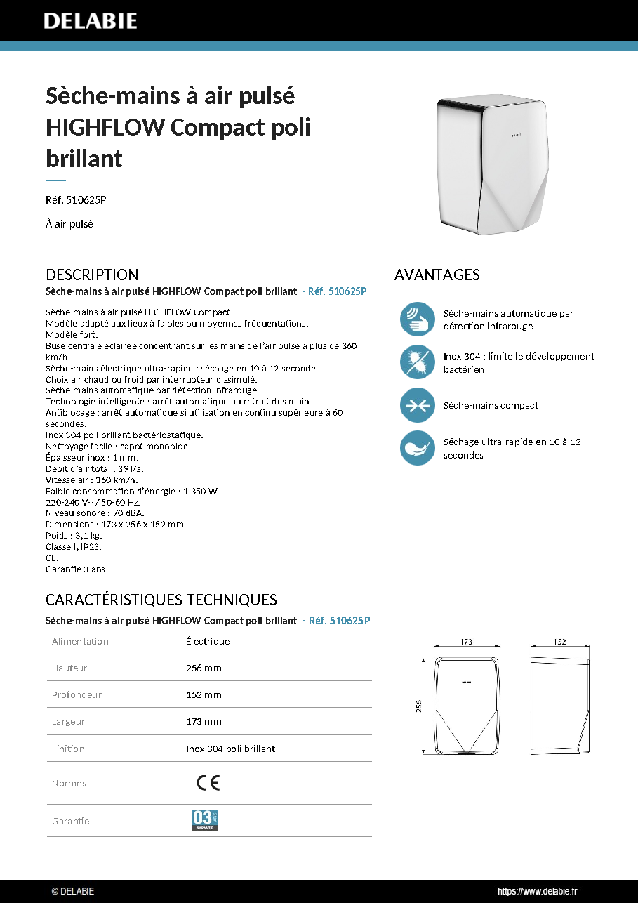 Fiche technique fournisseur