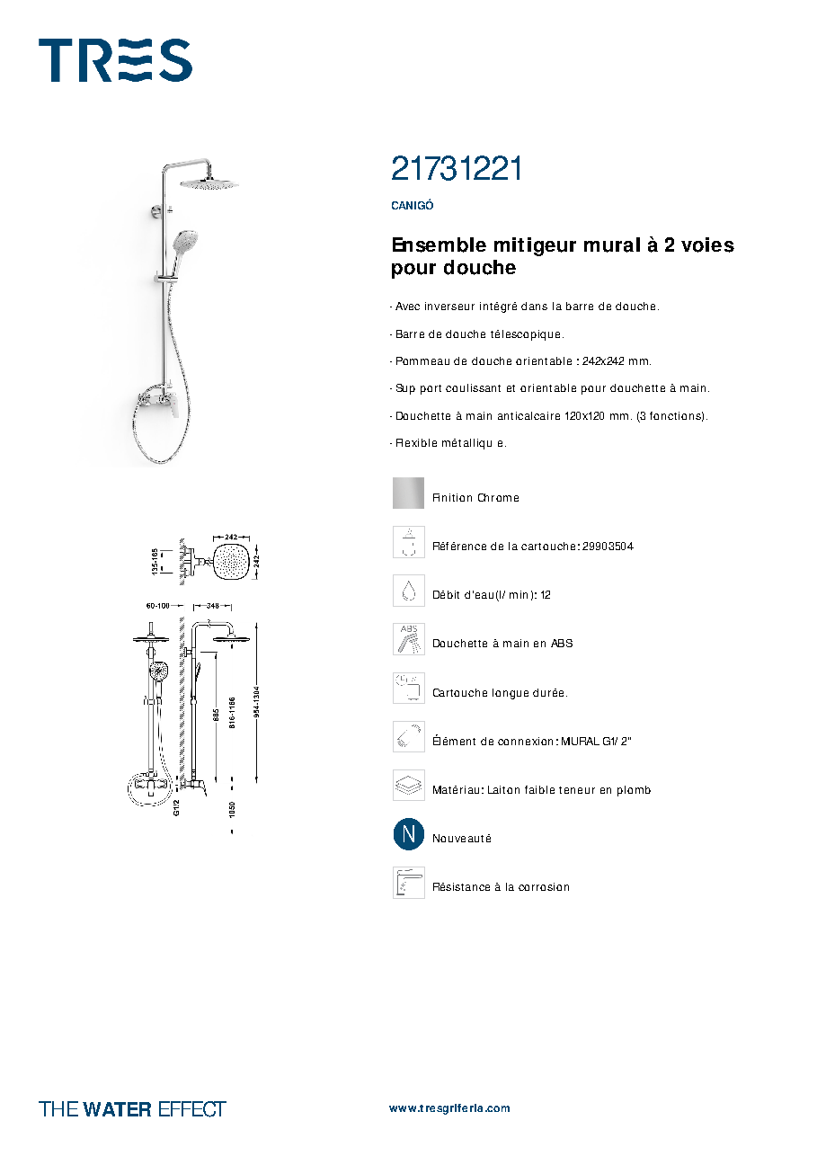 Fiche technique fournisseur