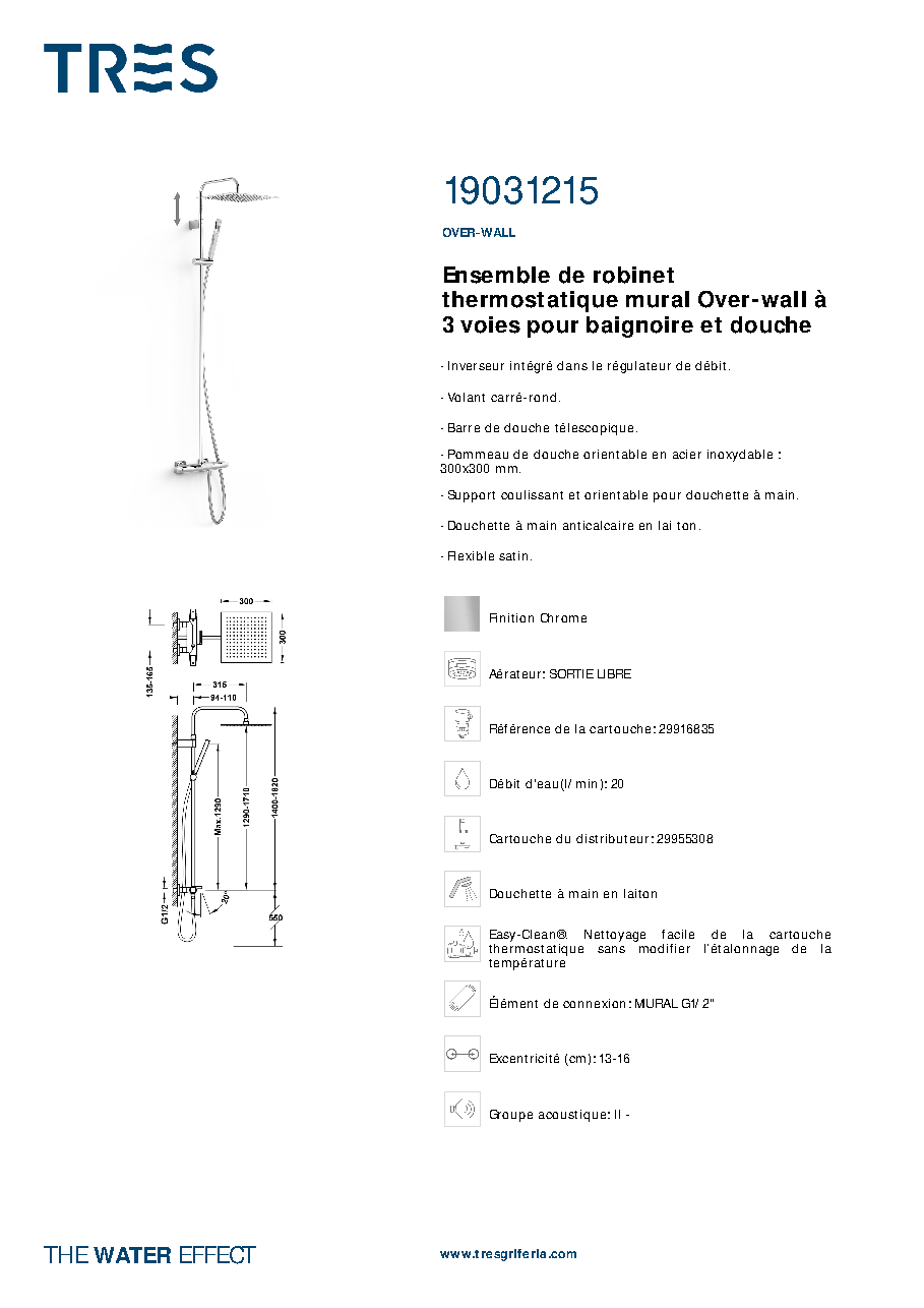Fiche technique fournisseur