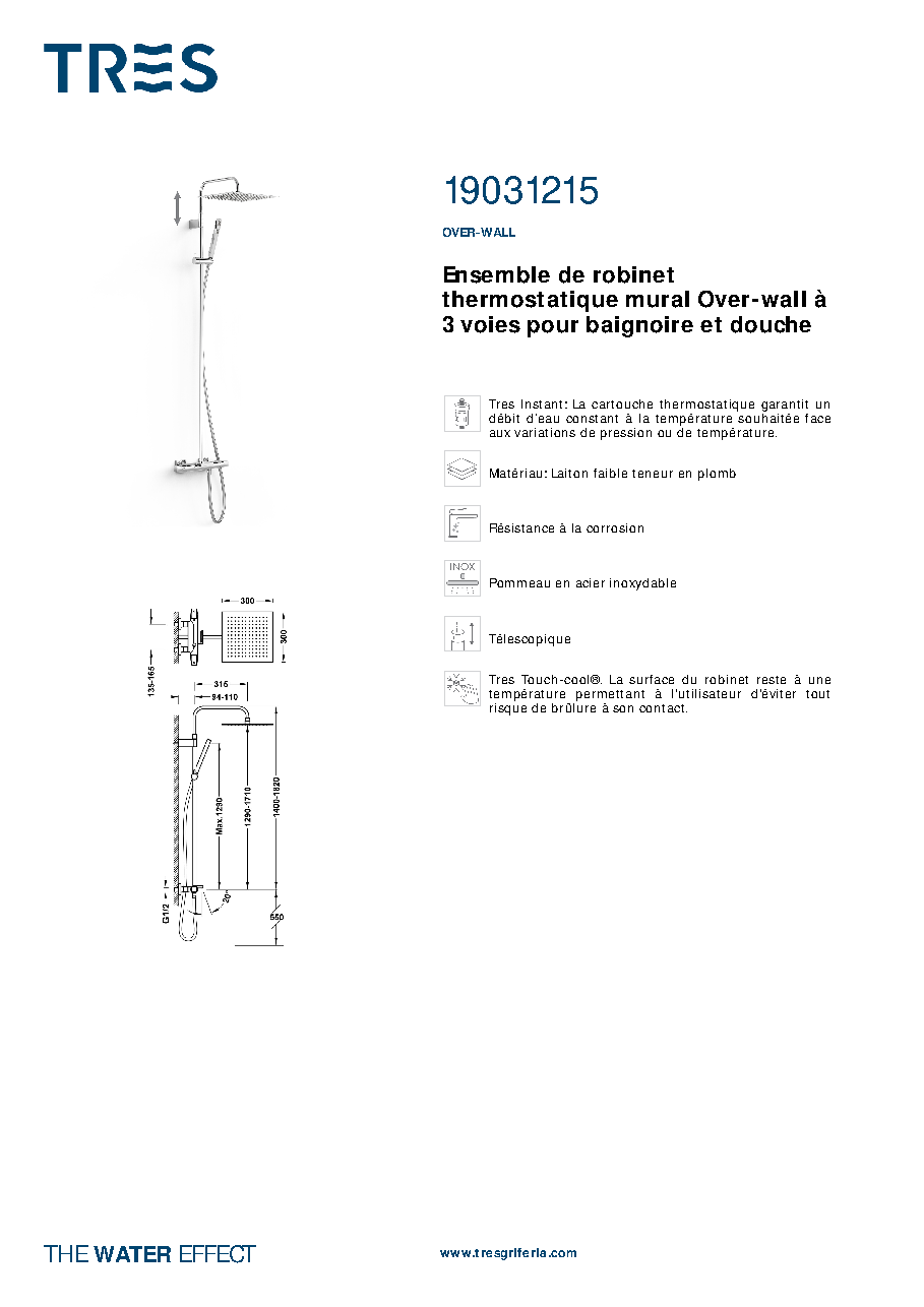 Fiche technique fournisseur