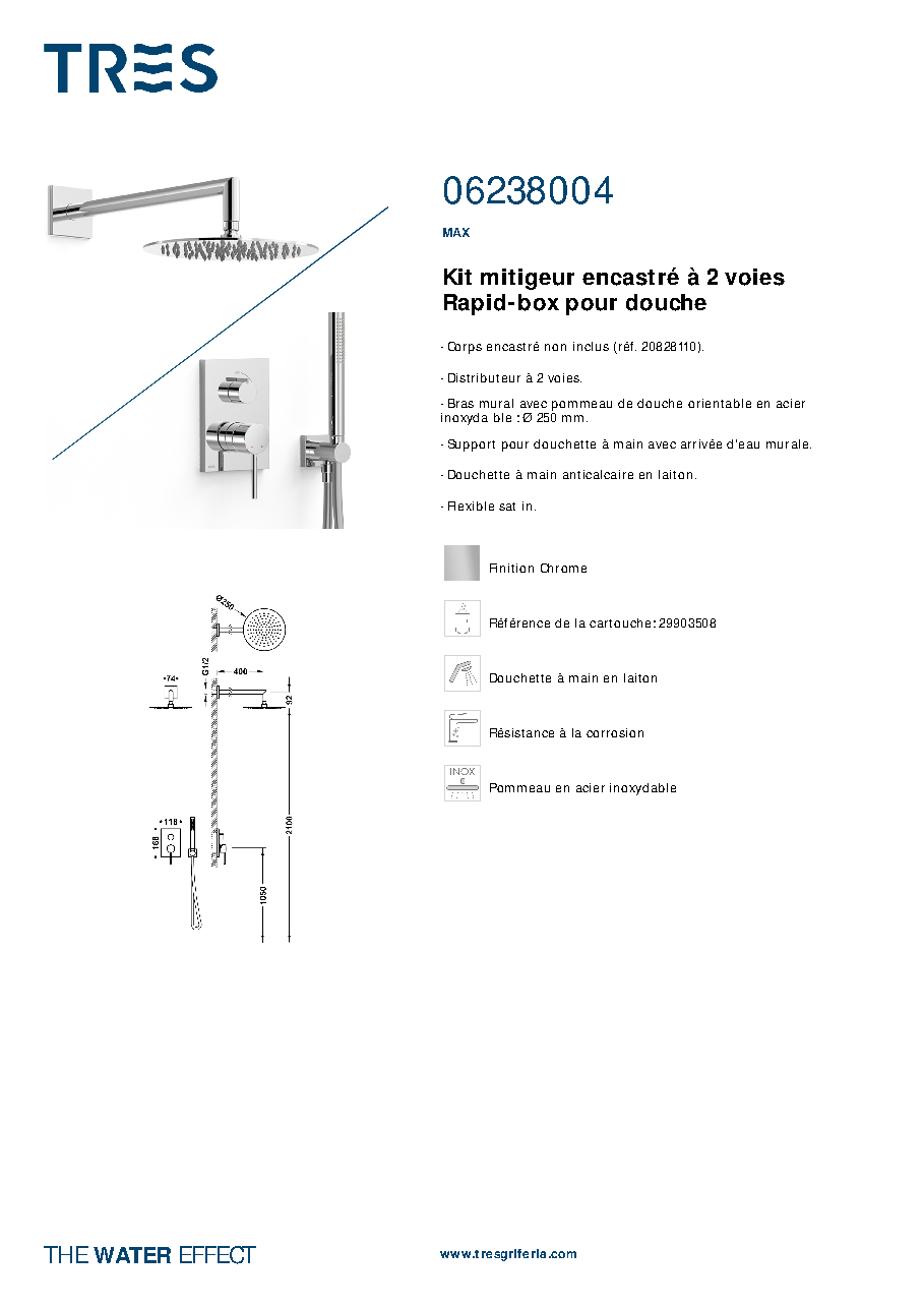 Fiche technique fournisseur