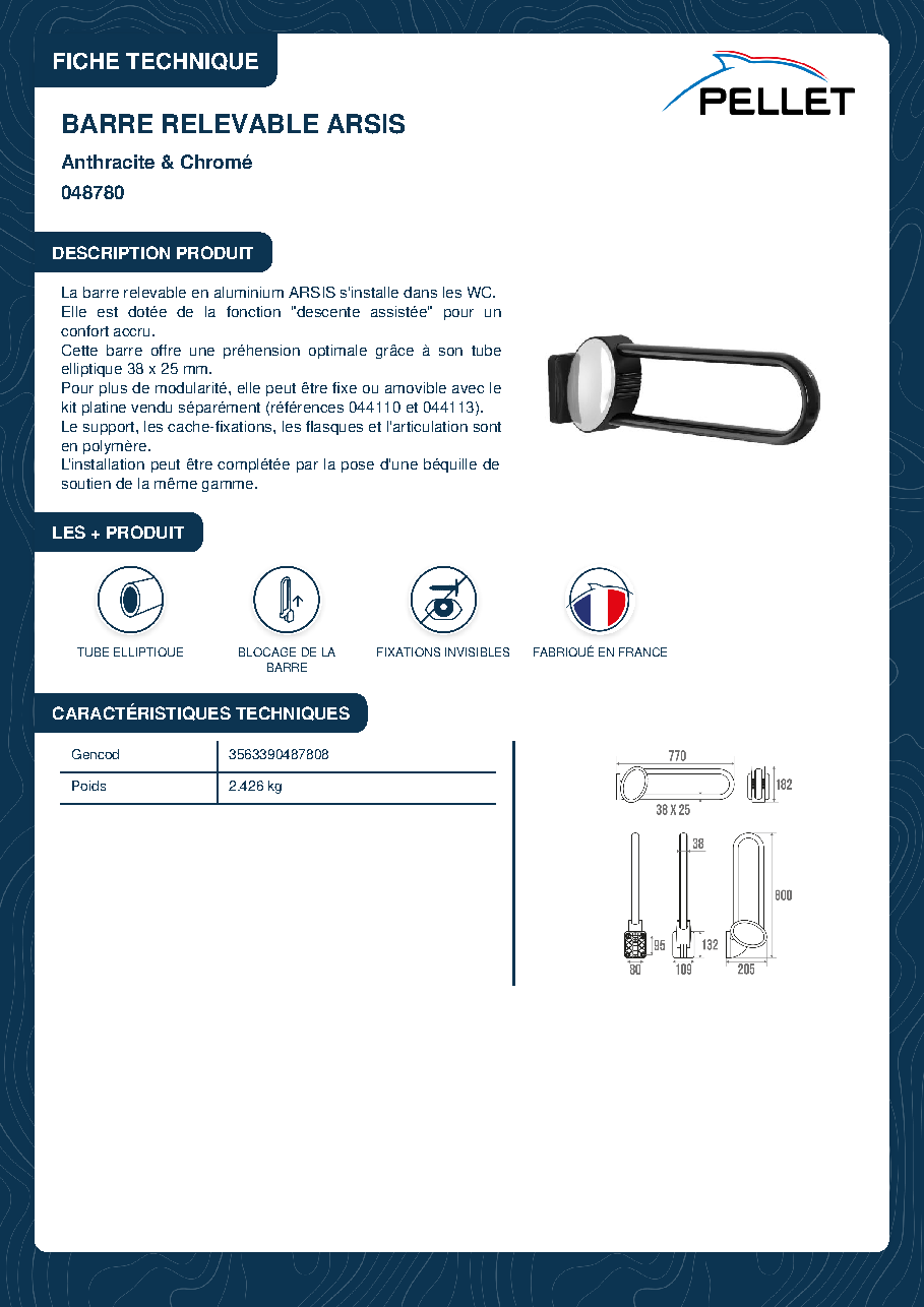 Fiche technique fournisseur