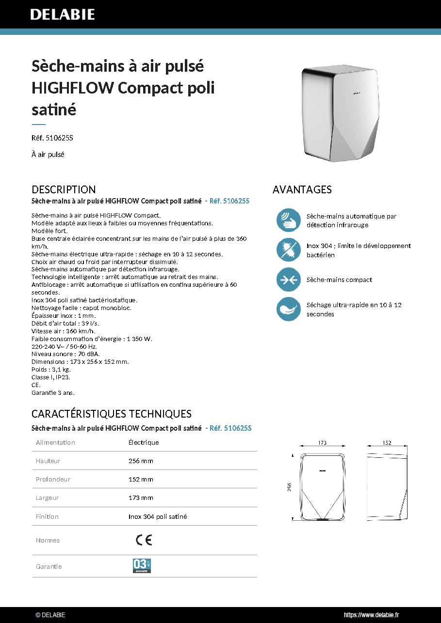 Fiche technique fournisseur