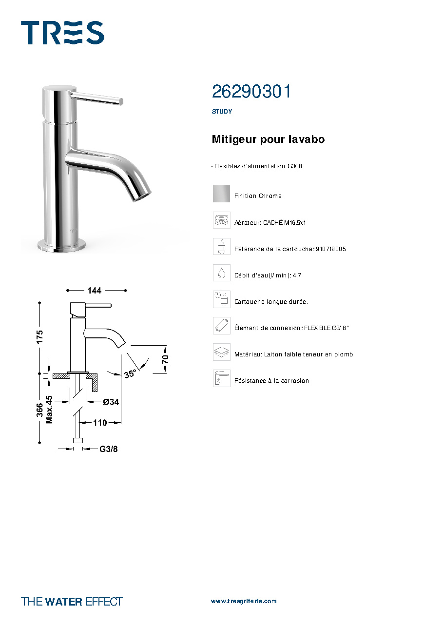 Fiche technique fournisseur