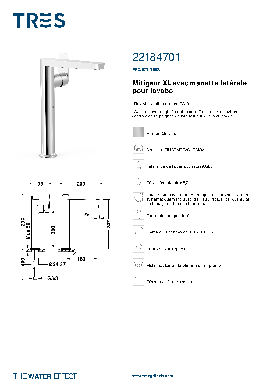 Fiche technique fournisseur