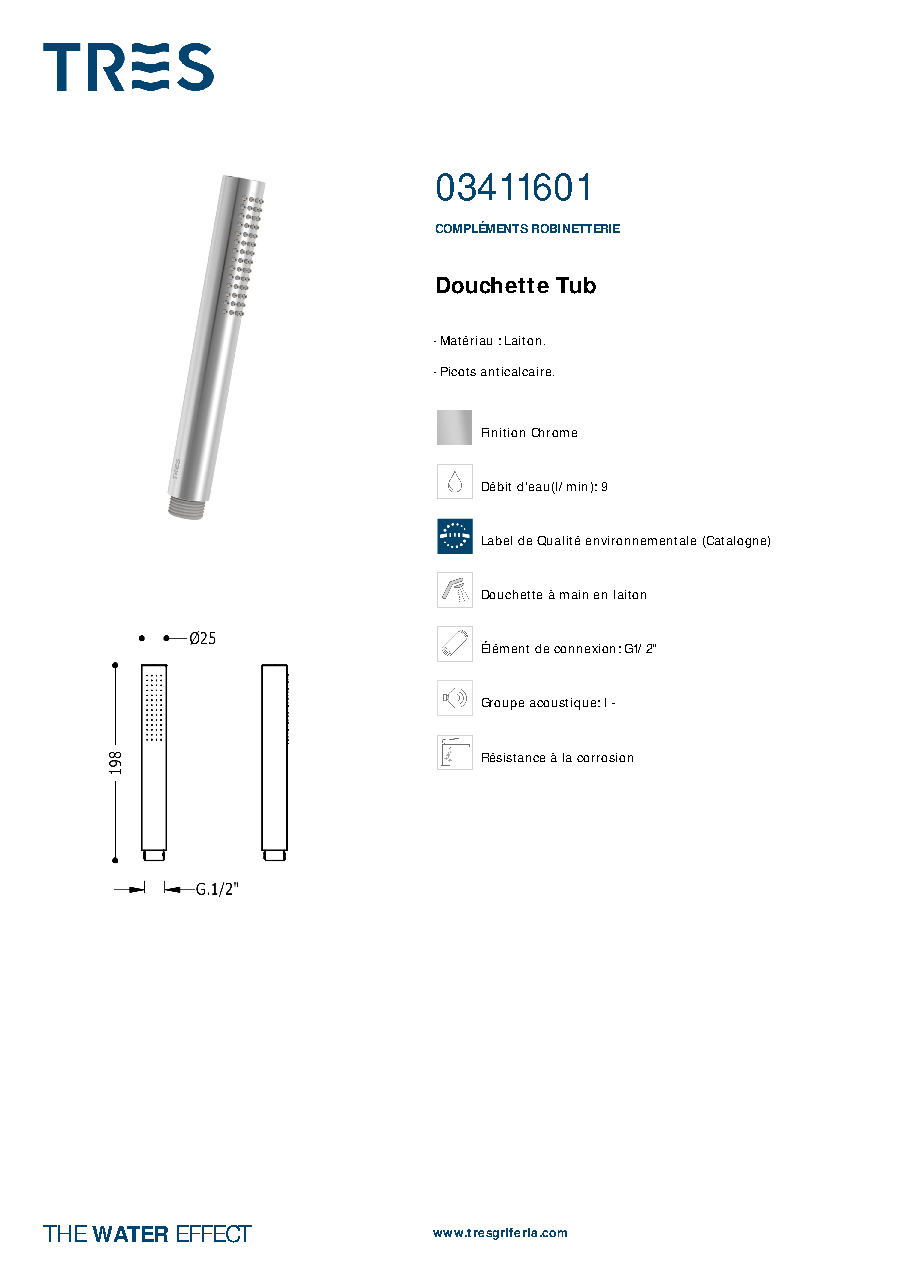 Fiche technique fournisseur