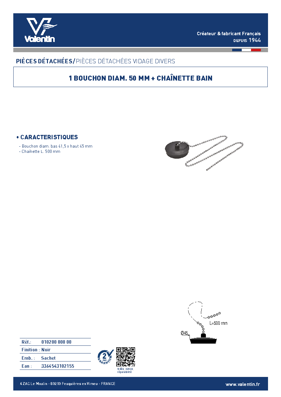 Fiche technique fournisseur