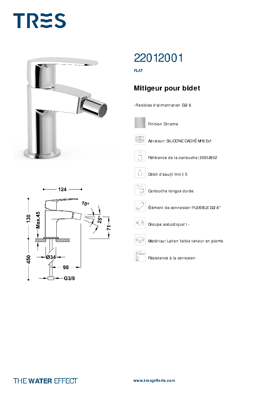 Fiche technique fournisseur