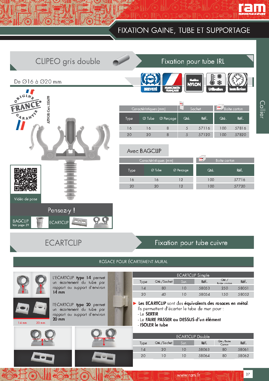 Fiche technique fournisseur