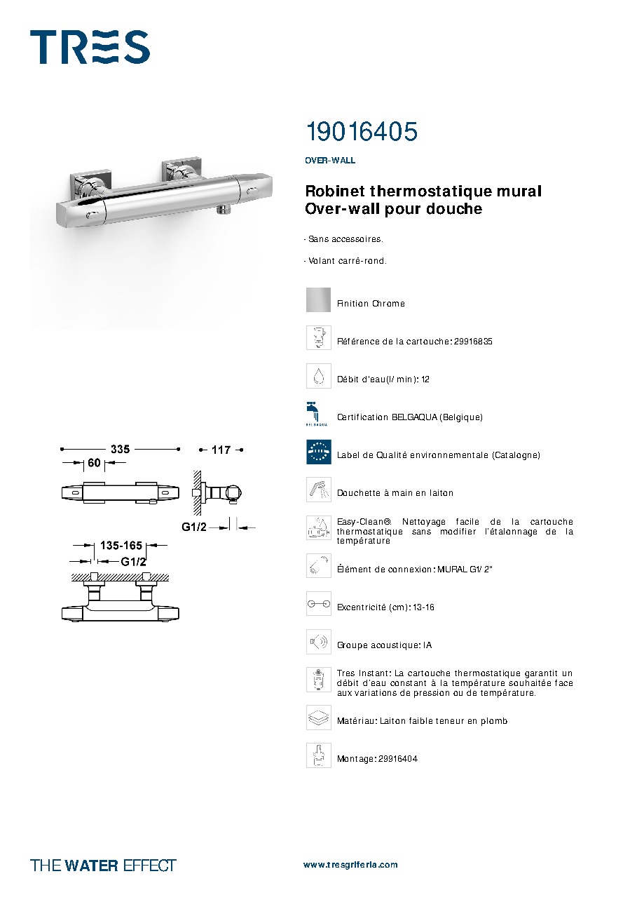 Fiche technique fournisseur