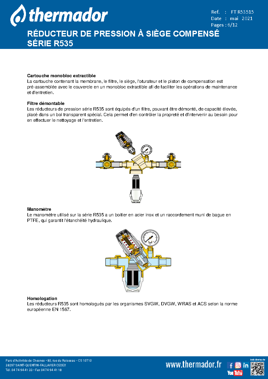 Fiche technique fournisseur
