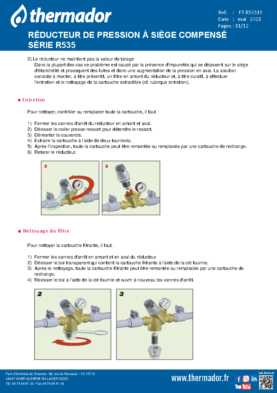 Fiche technique fournisseur