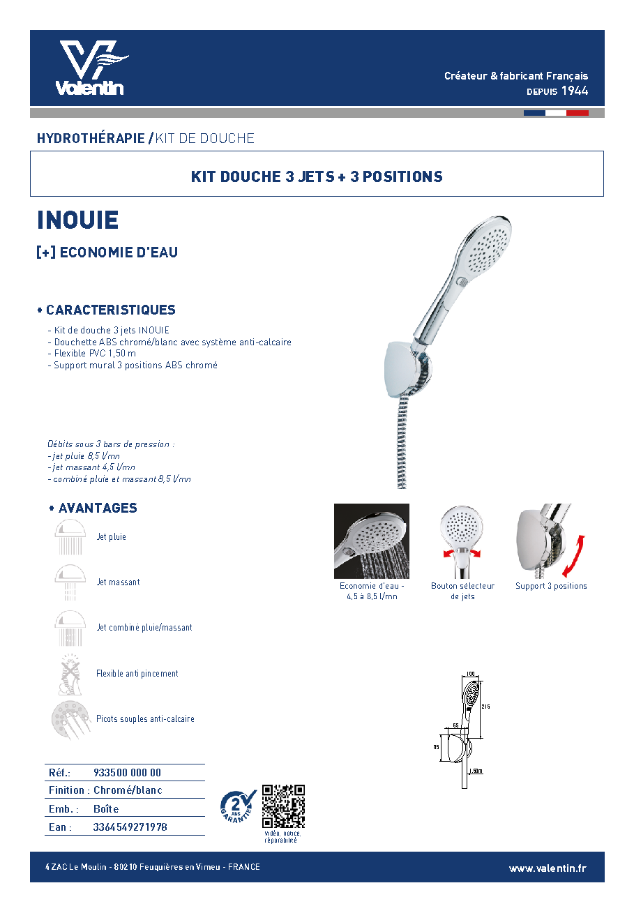 Fiche technique fournisseur