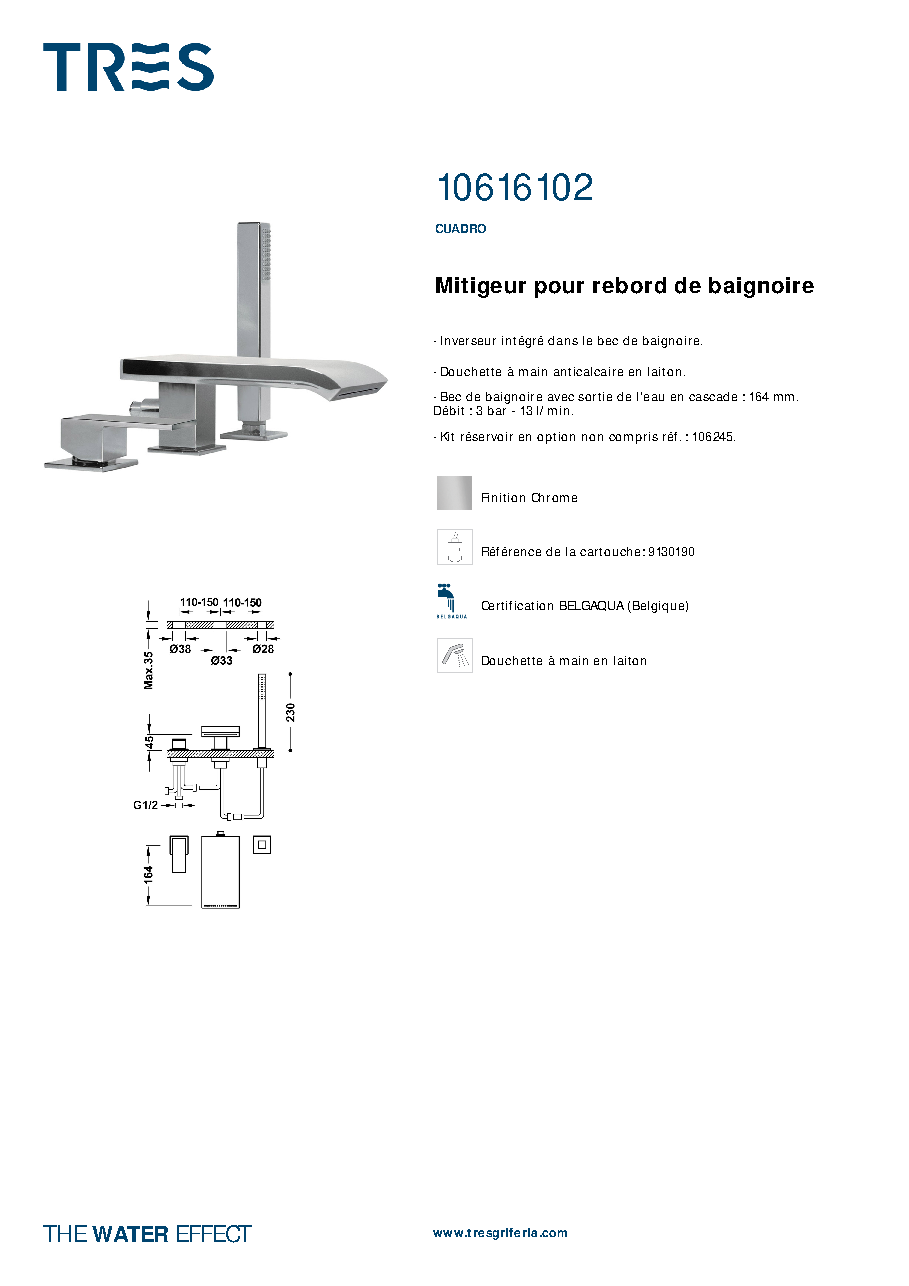 Fiche technique fournisseur