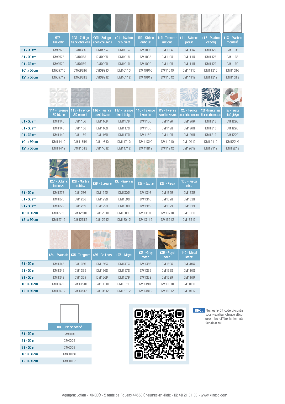 Fiche technique fournisseur