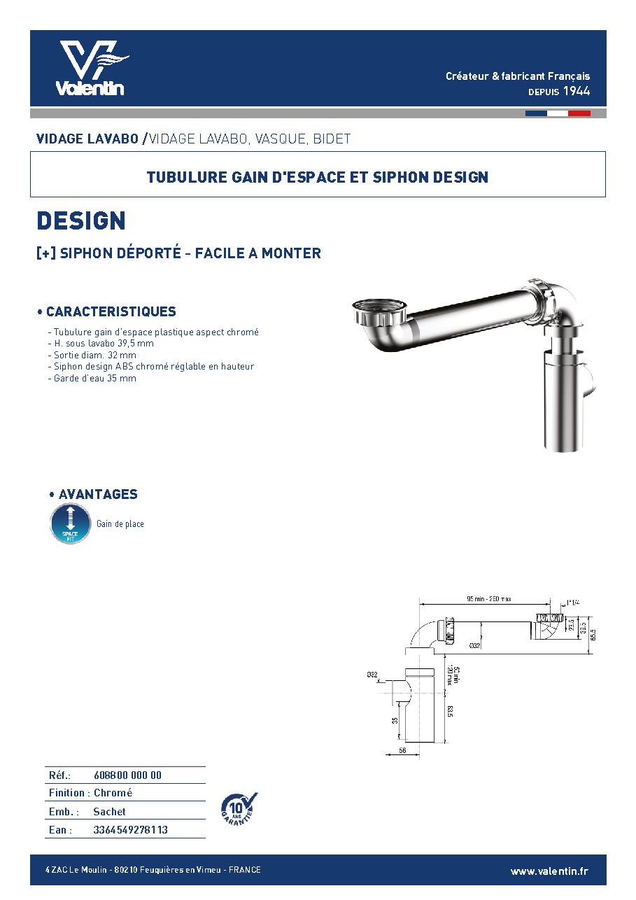 Fiche technique fournisseur