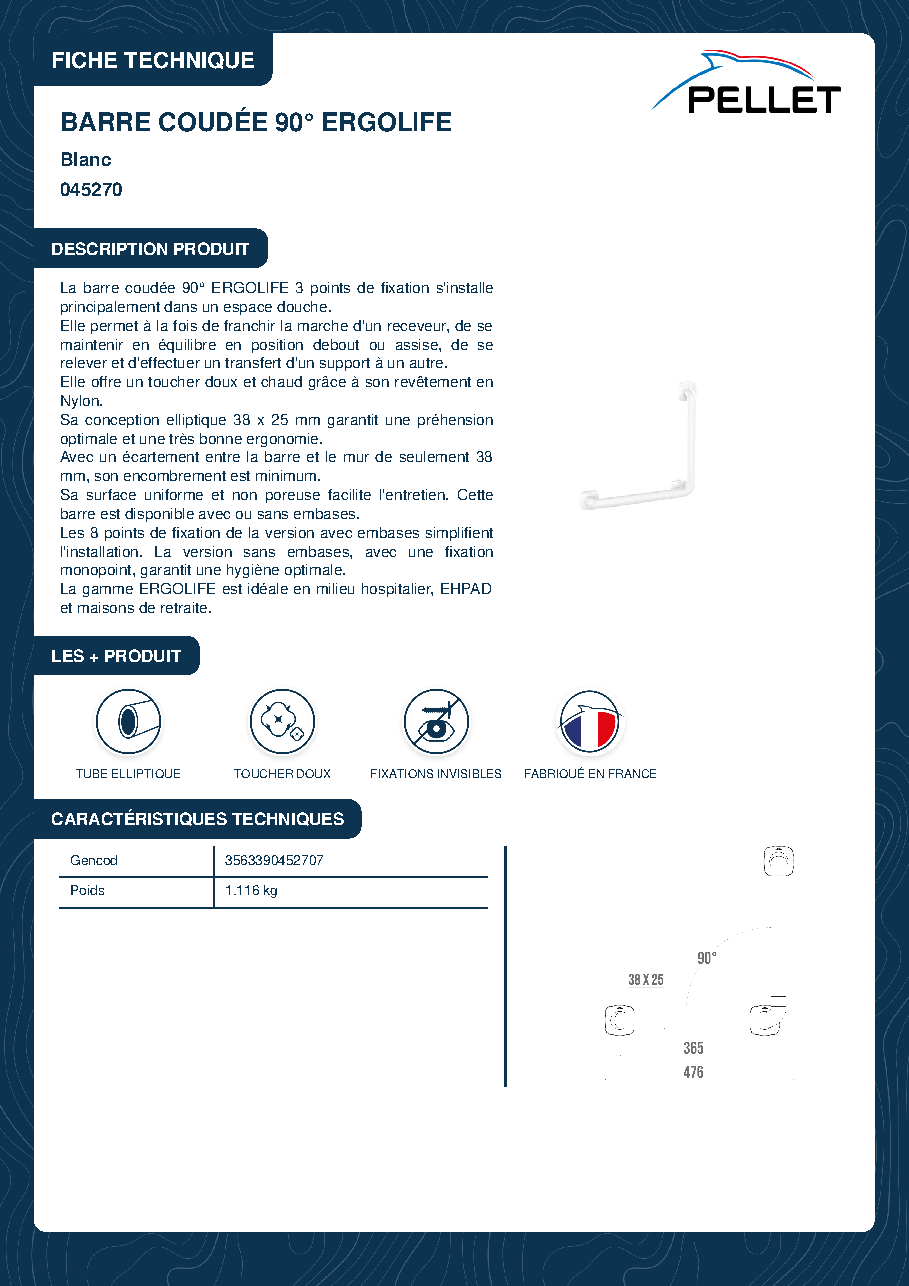 Fiche technique fournisseur