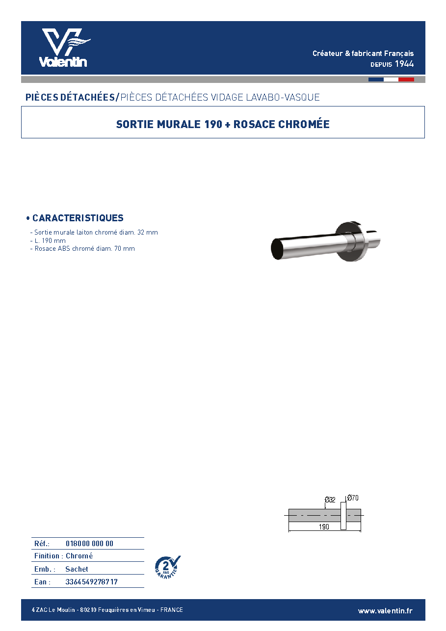 Fiche technique fournisseur