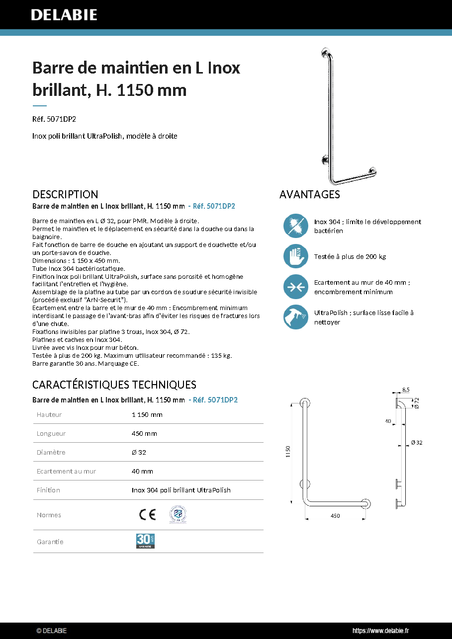Fiche technique fournisseur