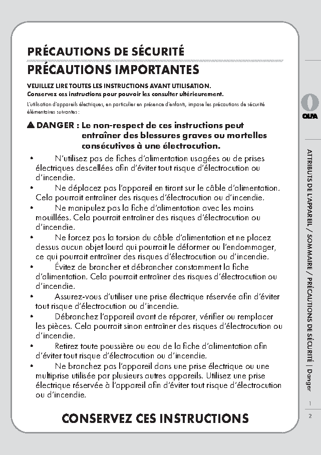 Fiche technique fournisseur