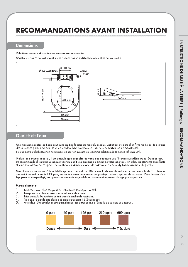 Fiche technique fournisseur