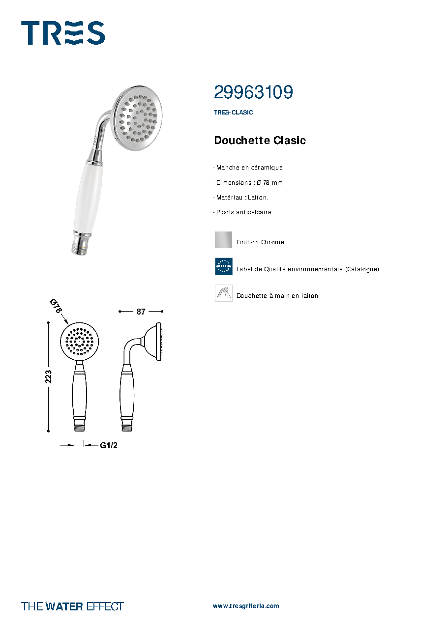 Fiche technique fournisseur