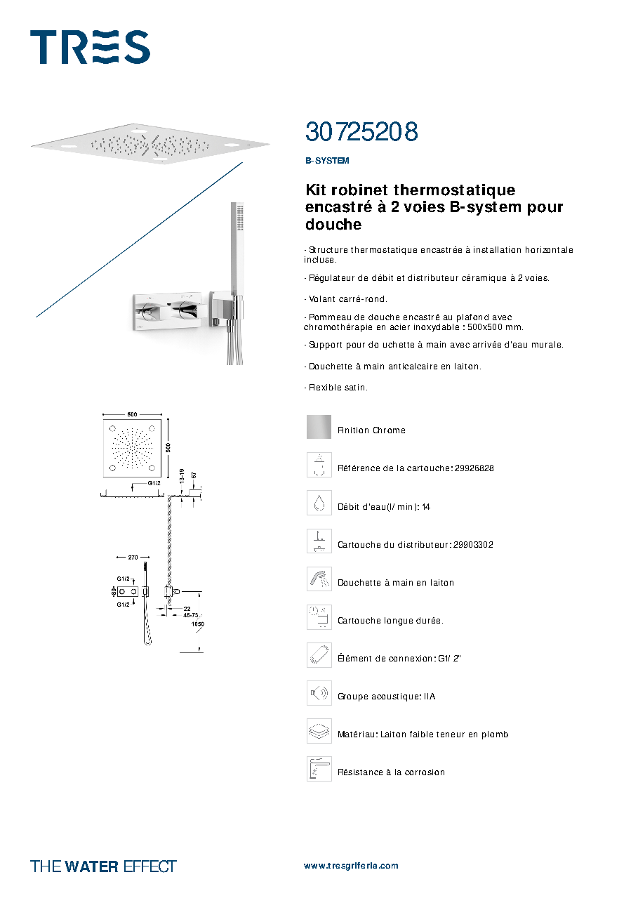 Fiche technique fournisseur