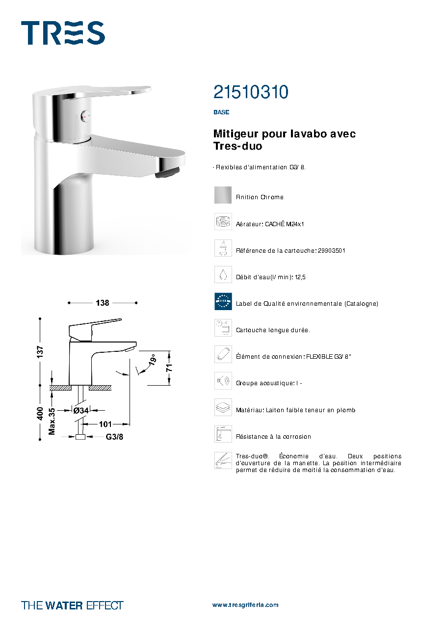 Fiche technique fournisseur