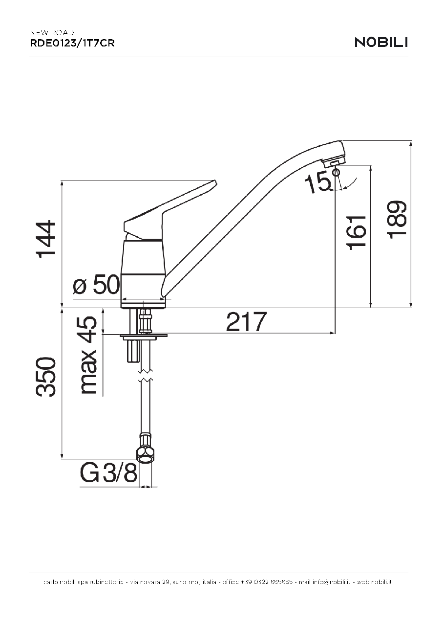 Fiche technique fournisseur