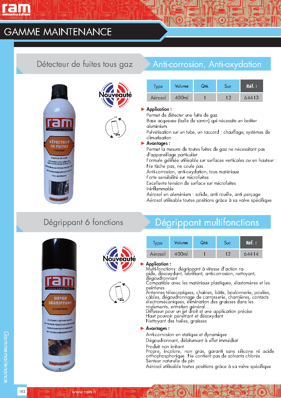 Fiche technique fournisseur