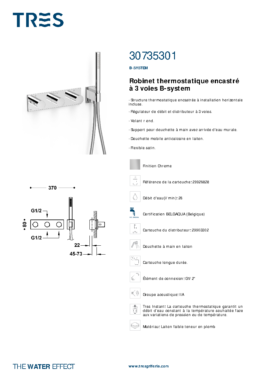 Fiche technique fournisseur