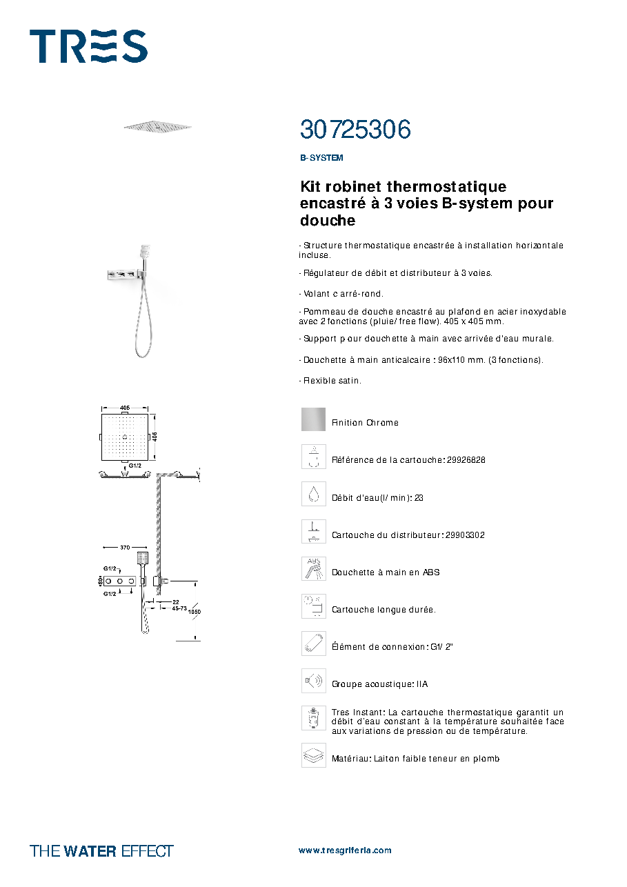 Fiche technique fournisseur