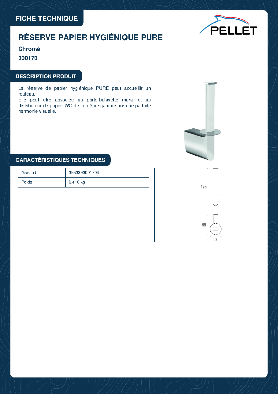 Fiche technique fournisseur