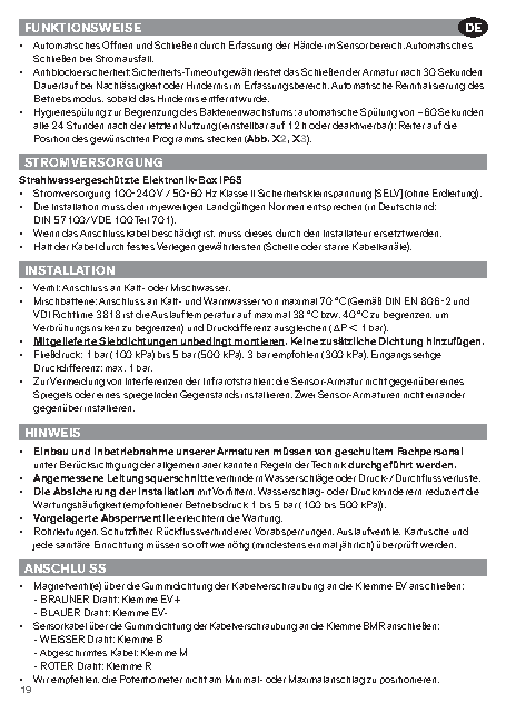 Fiche technique fournisseur