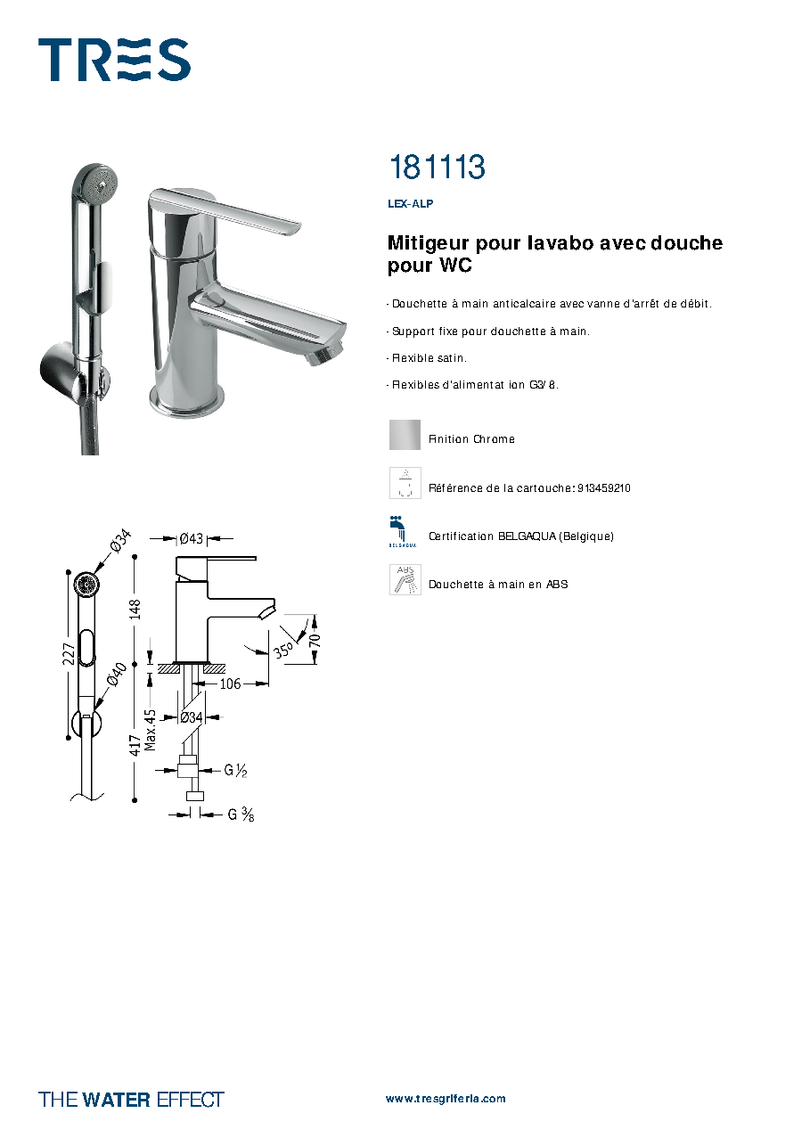 Fiche technique fournisseur