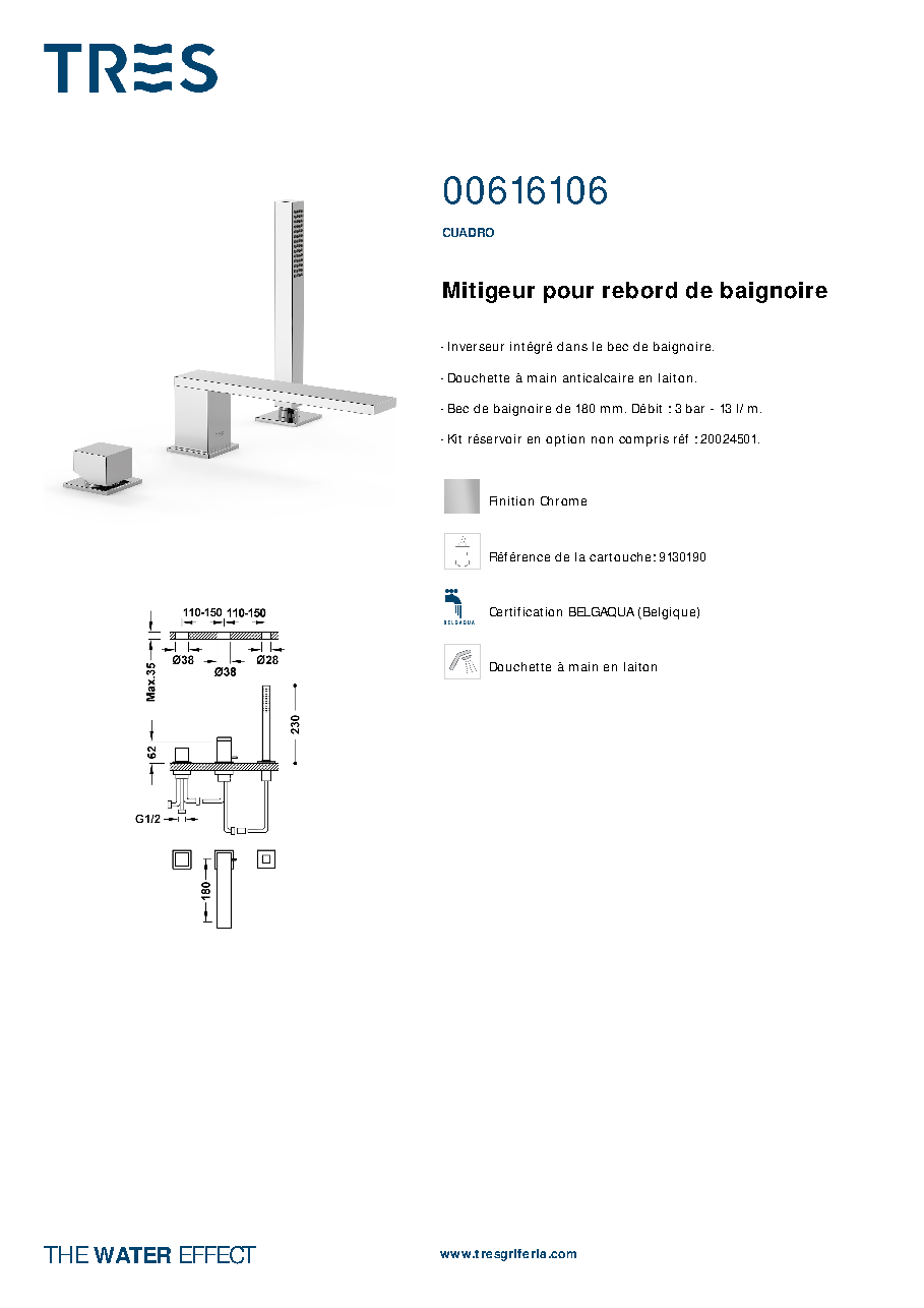 Fiche technique fournisseur