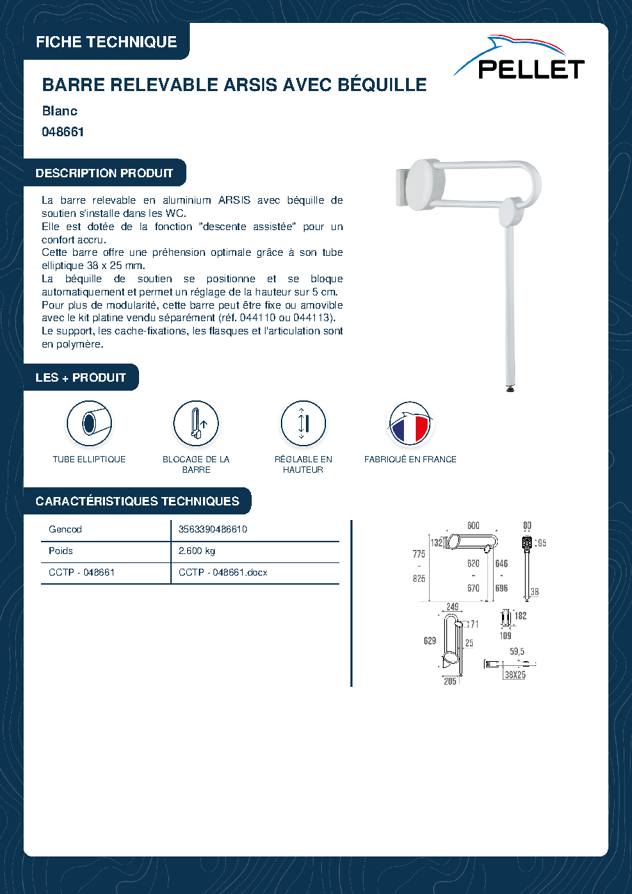Fiche technique fournisseur