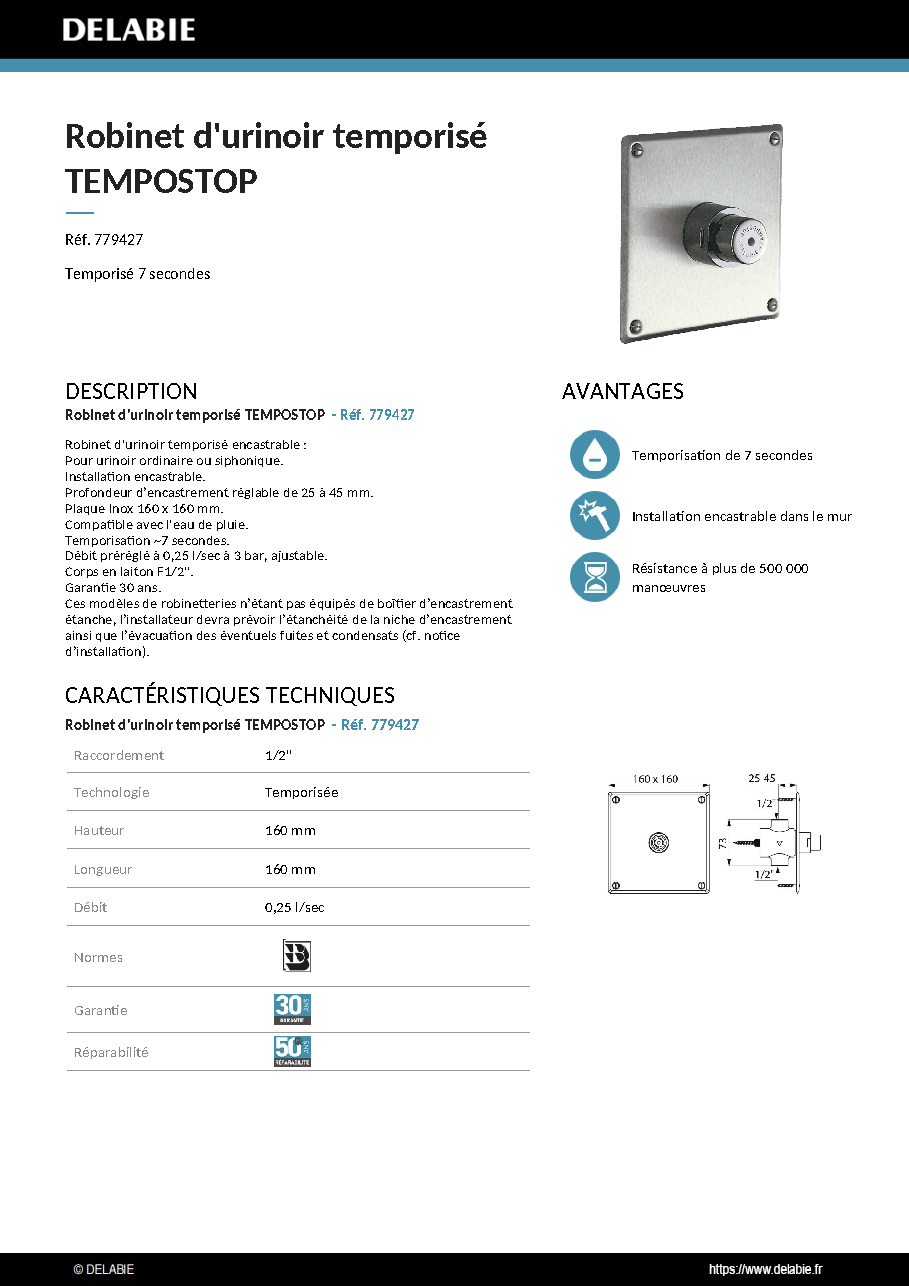 Fiche technique fournisseur