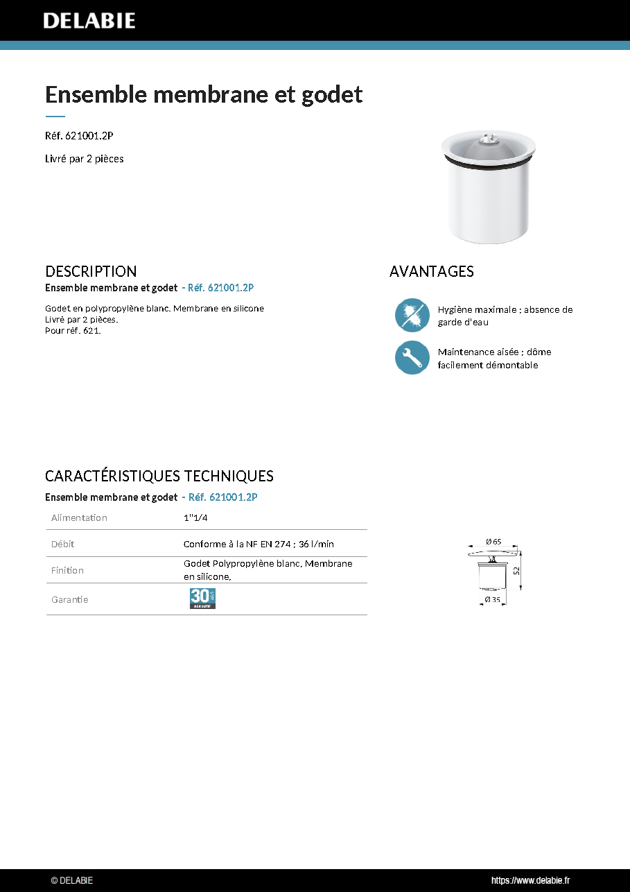 Fiche technique fournisseur