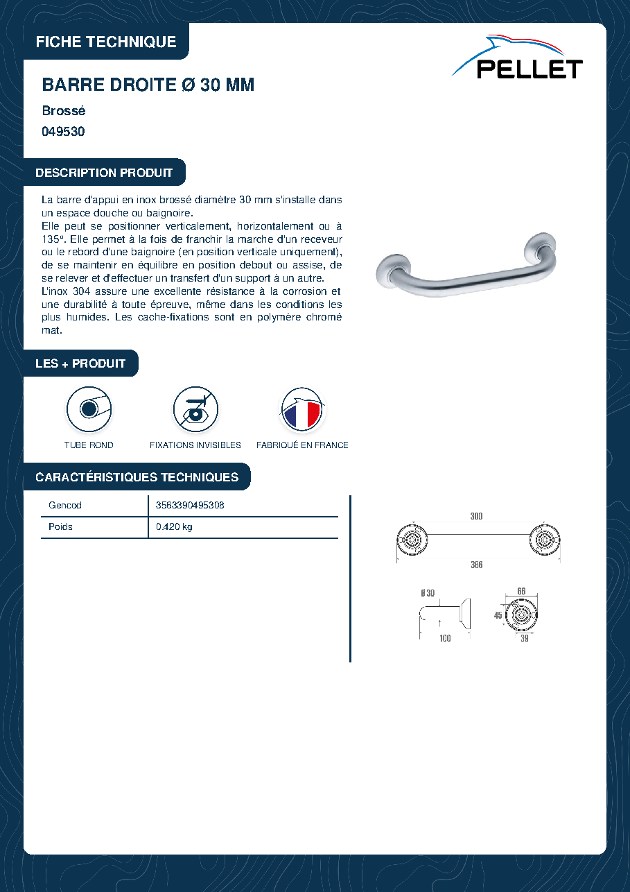 Fiche technique fournisseur