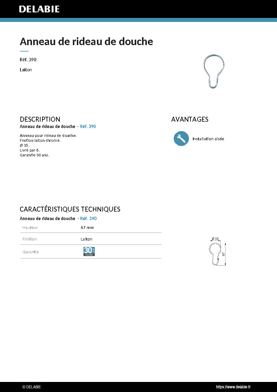 Fiche technique fournisseur