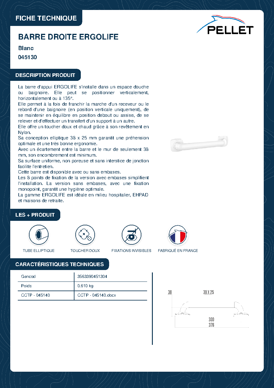 Fiche technique fournisseur