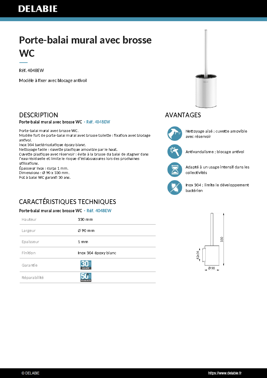 Fiche technique fournisseur