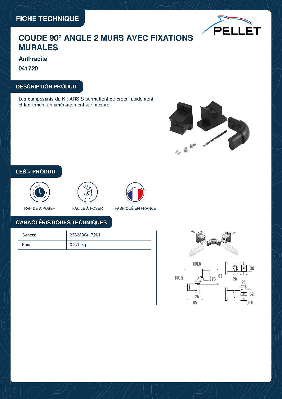 Fiche technique fournisseur