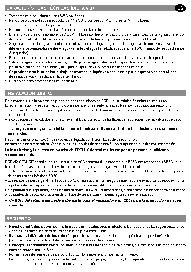 Fiche technique fournisseur
